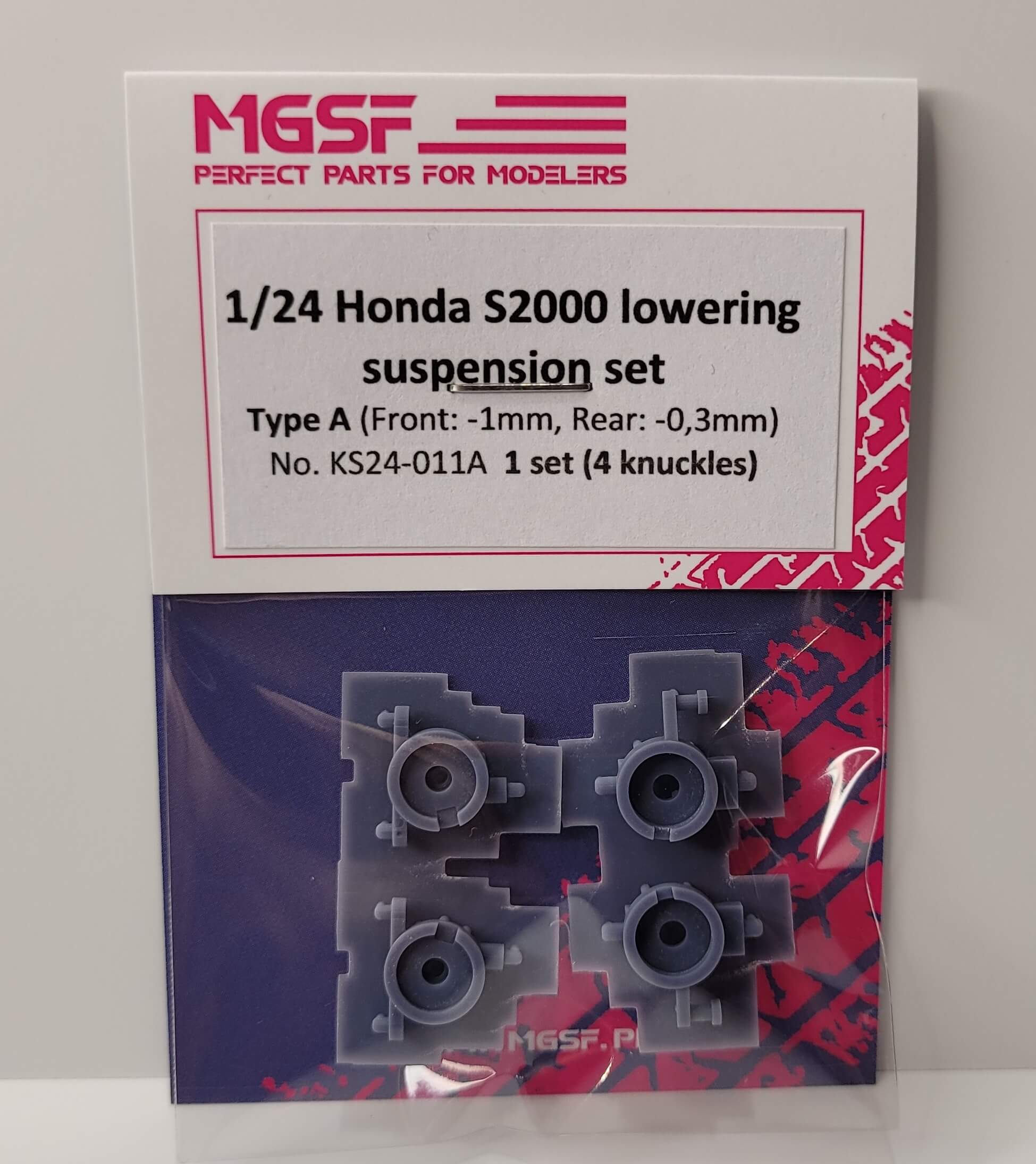 1:24 Honda S2000 suspension